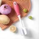 5 Blade Heat Resistant Meat Chopper, Non Scratch Potato Masher Tool, Safe for All Cookware Kitchen Utensil for Ground Beef, Hamburger Smasher Cooking Tools, PinkWhite