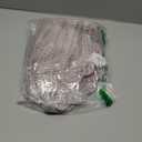 DII Crochet Collection Reversible Bath Mat, Small Oval, 17x24, Dusty Lilac