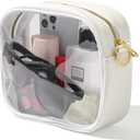 TOBVZOO Clear Bag Stadium Approved, Crossbody Transparent Bag for Concerts Sports Events, Purses for Men & Women