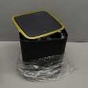 Bathroom Accessories Set - Gorgeous Black Bathroom Set, 10PC Bathroom Accessory Set, Toilet Brush, Trash Can, Qtip Holder & Soap Dispenser