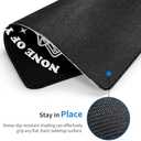 Funny Square Cat Mouse pad with Durable Stitched Edges Washable, Anti-Slip Rubber Base Wireless Mouse Pads for Desk, Computers, Laptop 9.5 x7.9 Inch