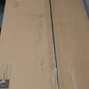 Homeiju Coffee Table for Living Room with Slatted Sides Frame, Modern Farmhouse Living Room Table with 2-Tier Storage Shelf for Home Office, Apartment, 39 inch Grey Wash (39.4L*21.6W*18.1H)