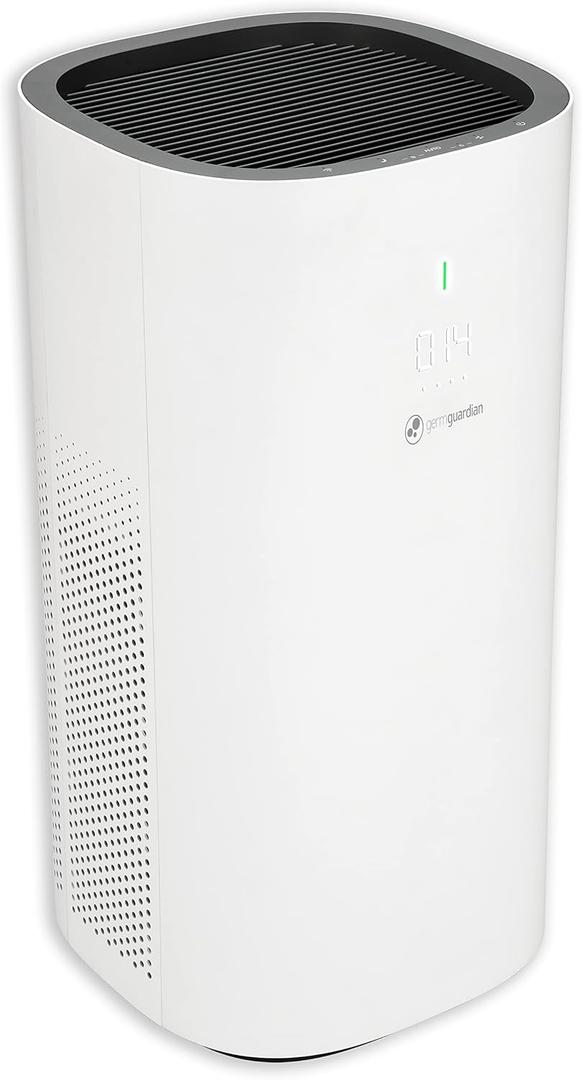 GermGuardian AC9600W Powerful Large Room Air Purifier with HEPA Filter, UV-C, Odor Reduction & Air Quality Sensor