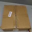 VIVIRENOIR Glass Tall Bud Vases for Centerpieces, Ribbed Flower Vase in Bulk Set of 4, Modern 8" Slim Floral VaseS for Wedding Party Dining Table Decor