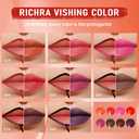 5 x Hot Fuchsia Peel Off Lip Gloss Tattoo and Lip Oil, Lip Stain Peel Off Masque - Peel Off Lip Tint ,Long Lasting Waterproof Transfer-proof Lip Mask Lip Gloss Peel Off Lip Liner,Stay Lip Makeup 03#