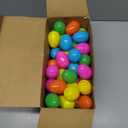 100 Pack Prefilled Easter Eggs with Assorted Toys, Bright Colorful Eggs for Easter Basket Stuffers/Fillers, Easter Eggs Hunt, Classroom Prize Supplies, Party Favors Bulk for Kids