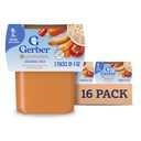 Gerber Stage 2 Baby Food, Chicken Rice Puree Tub, Nourishing Blends, No Added Colors or Flavors, Baby Puree, 16-Pack (EXP 06/30/26)