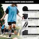TAGVO Soccer Shin Guards for Kids Youth Adults, Protective Soccer Equipment for Boys Girls Men, Soccer Shin Pads for Kids