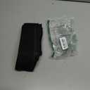 Universal Zippered Extension Strip – Adjustable Black Add-On Panel for Jackets or Vests