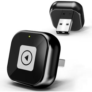 Wireless CarPlay Adapter for iPhone - Mini USB Design, Plug & Play, Auto Connect,Convert Wired to Wireless CarPlay in Seconds, iOS 10+ Compatible (2025 Upgrade) for Cars 2016+ (Black)