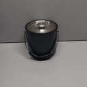 3L Ice Bucket with Silicone Lid, Scoop, Tongs & Strainer, Stainless Steel Double Wall Insulated Ice Buckets for Parties & Cocktail Bar, Outdoor Champagne Ice Container Bin, Navy