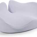 Seat Cushion for Office Chair, Memory Foam Sciatica Pain Relief Pillow, Extra Large Seat Cushion for Hip, Tailbone, Coccyx Pain, Desk Chair Pad for Office, Home, Gaming, Car, Wheelchair XL (Grey)