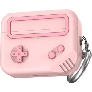 TRONWIN for AirPods Pro 3 Case - 2025 Silicone Game Console Design Case for Apple AirPods Pro 3rd Generation, Cute Airpod Pro 3 Cover for Men/Women Pink