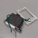 Legrand adorne 20Amp 1-Gang Pop-Out Outlet in Gloss White with Matching Wall Plate, 4-Pack, ARPTR201GW2WP-4PK