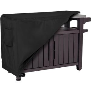 Prep Table Cover, Fits 52 inch Keter Unity XL Portable Outdoor Table,420D Tear-Resistant, UV Resistant, All Weather Protection Waterproof,52" L x 22" W x 36" H