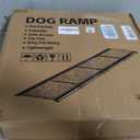 Dog Ramp for Car 63" x 17", Folding Pet Ramp for Large Dogs with Non-Slip Rug Surface, Portable Dog Car Ramp for SUV Car & Truck