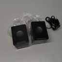 Computer Speakers for Desktop or Laptop PC, AC-Powered (US Version), Black