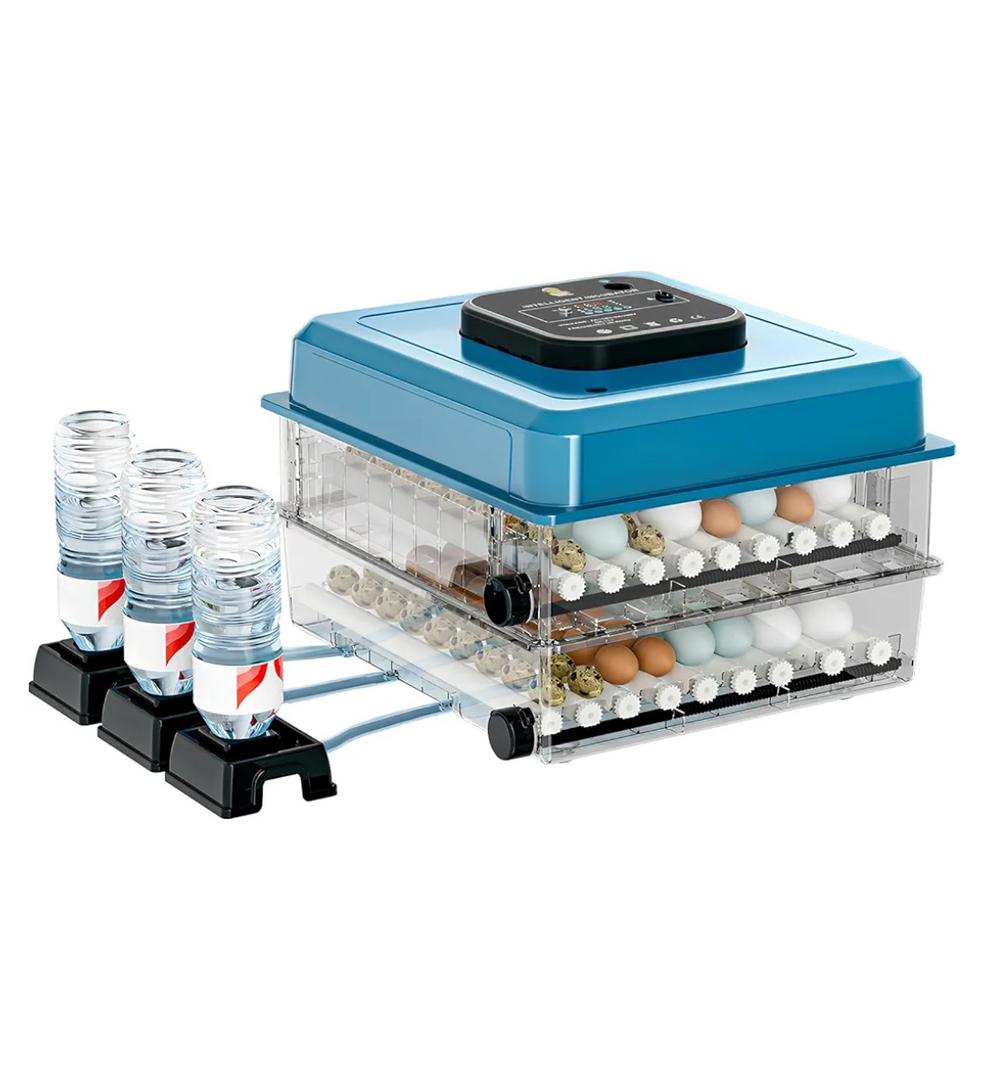 Incubators for Hatching Eggs, 136 Eggs Incubator Digital Poultry Hatcher with Auto Egg Turning, Temp & Humidity Display, 5 Modes, Day Counter & Egg Candler for Chicken/Duck/Goose/Quail