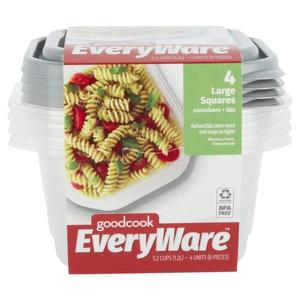 GoodCook EveryWare™ Large Storage Container Set 4 pack