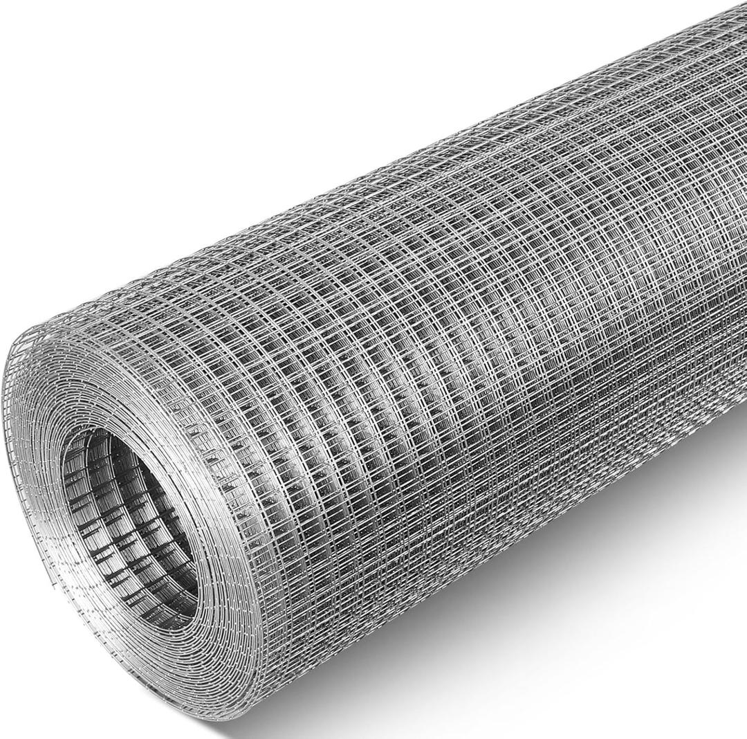 TUSON Hardware Cloth 1/2" 48x100ft 19 Gauge Welded Wire Roll