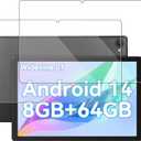 [2 Pack]Screen Protector for ZOFYWNAS C10/ZANDIZ C10 10 Inch Tablet Tempered Glass Film, BOVUGAC Screen Protector Compatible with ZOFYWNAS C10A and ZANDIZ C10 2024 Tablet Anti-Scratch Sensitive Dropproof