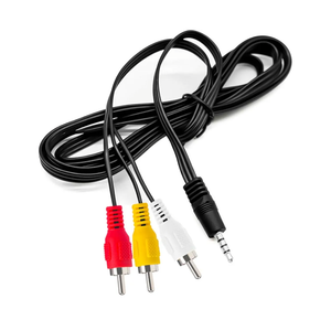 Love Your 10FT 3.5mm TRRS to 3 RCA Stereo Audio Video AUX Cable, Camcorder AV Video Output Cable 1/8" to 3 RCA Cord