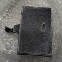 Chalily 3-D Christmas Tree Stocking Holder Cast Iron Hooks for Christmas Socks Hand Painted Green & Gold Easily Rest on a Mantel, Fireplace, or Book Shelf Heavy Duty & Durable Holiday Season Decor