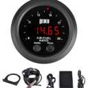 Wideband Air/Fuel Ratio AFR Gauge Kit with LSU 4.9 O2 Sensor Digital AFR Controller Gauge Wideband UEGO 52mm (2-1/16) LED Display