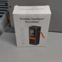 Tire Inflator Portable Air Compressor, 150PSI&12V DC Air Pump for Car Tires, Portable Tire Inflator with LED Light/ Digital Pressure Gauge/ Auto Shut-off, 5x Faster Inflate/ Deflate for Car, Moto, Bike, Ball