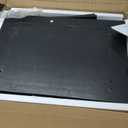 24" Night Stand Fluted Nightstand with Charging Station End Table 2 Drawers Storage, Large Modern Wood Wide Bedside Stand Side Table for Bedroom, Home Office Black Brown