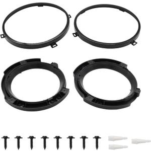 Headlight Mount Bracket Ring Replacement Set 4Pcs Compatible with Wrangler JK 2007-2018