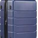 Sweetcrispy 28 Inch Checked Luggage, Suitcase with Spinner Wheels