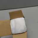 MIULEE 2 Panels Solid Color White Sheer Window Curtains Elegant Window Voile Panels/Drapes/Treatment for Bedroom Living Room (54 X 63 Inches White)