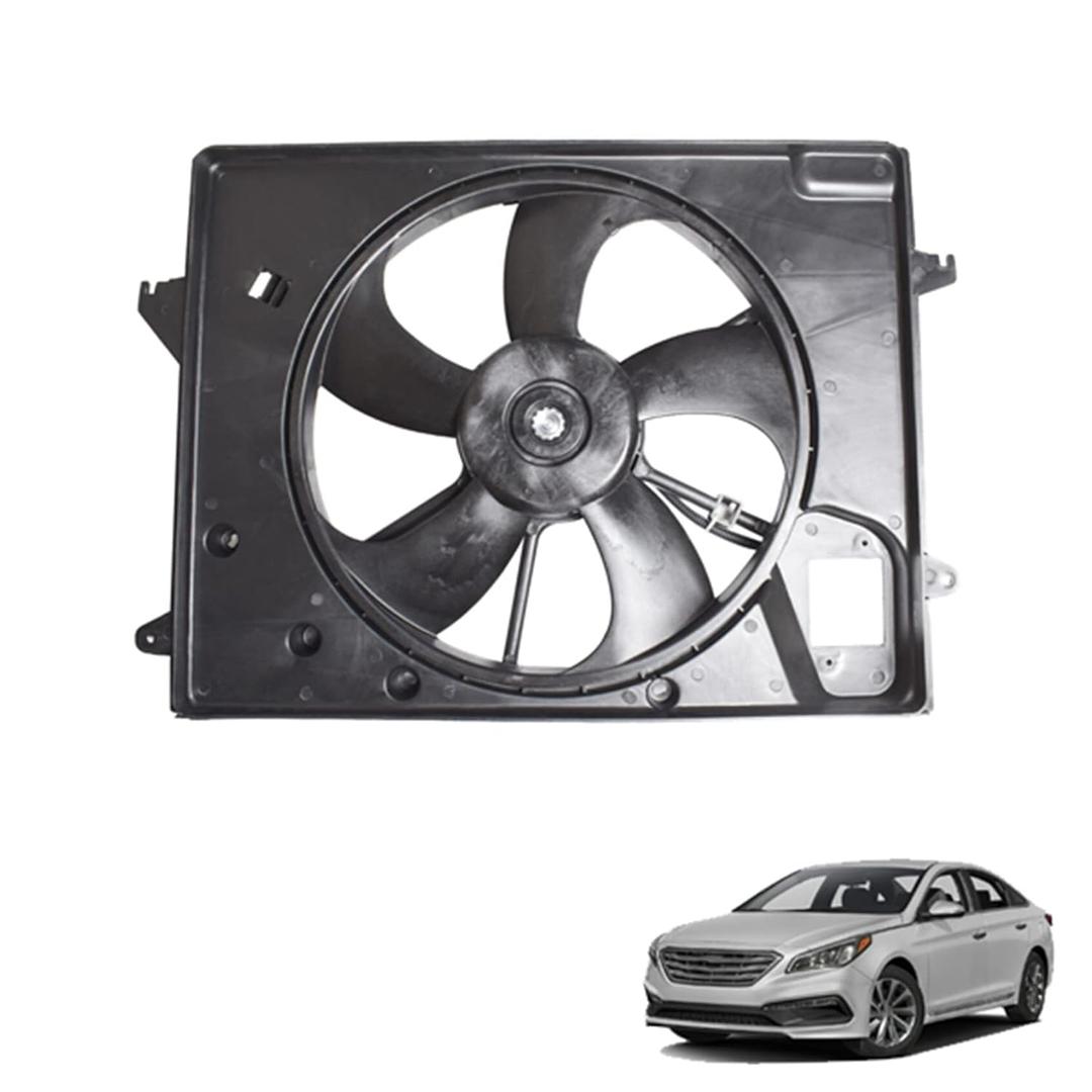 Radiator Condenser Cooling Fan Replacement for 2015-2017 Sonata 2.4L HY3115151 25380C2000