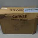 GarveeHome Heated Blanket Electric Blanket King Size 90 in x100 in, w/Dual Control,10 Heating Levels & 10 Hours Auto Shut Off, Cozy Soft Fleece Fast Heating Blankets Gift, Machine Washable, Beige