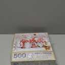Bits and Pieces  Large 500 Piece Jigsaw Puzzle for Adults  Three Gnomes' Christmas Winter Jigsaw Puzzle by Artist Makiko, Completed Puzzle Size: 18" x 24"