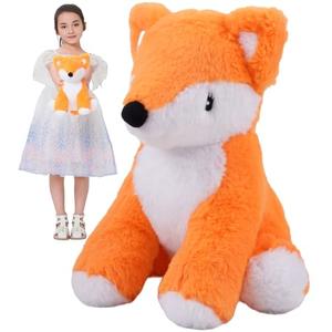 CASAGOOD Cute Orange Fox Stuffed Animal - Super Soft Plush Toy with Big Tail - 12 INCH
