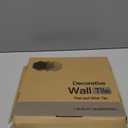 Midcard 20 Sheets Peel and Stick Backsplash, Black Grey Wood Look PVC Mixed Metal Stick on Backsplash Tiles for Kitchen