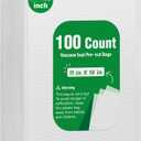 Syntus 100 Count Vacuum Sealer Bags Gallon 11 x 16 inch for Seal a Meal, Commercial Grade BPA Free Heavy Duty Precut Seal Bags, Food Vac Bags for Storage, Meal Prep or Sous Vide