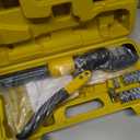 YUZES Hydraulic Crimping Tool 10 Tons, 12 AWG to 2/0 Battery Cable Crimper Tool with 9 Dies, Easy to Operate Hydraulic Wire Crimping Tool Kit for Wire Rope, Battery Cable Ends Ring Terminals