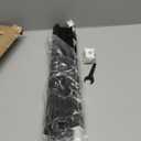 No Drill Blinds for Windows 1" Vinyl L-Shaped Slats Cordless Mini Blinds for Home, for Window Size 22" W  64" H Black