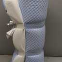 Mini Crib Mattress, 38x24X4 Inch Dual Sided Comfort Gel Memory Foam, Breathable Premium Baby Mattress for Mini and Portable Cribs w/Removable Outer Cover - White&Blue