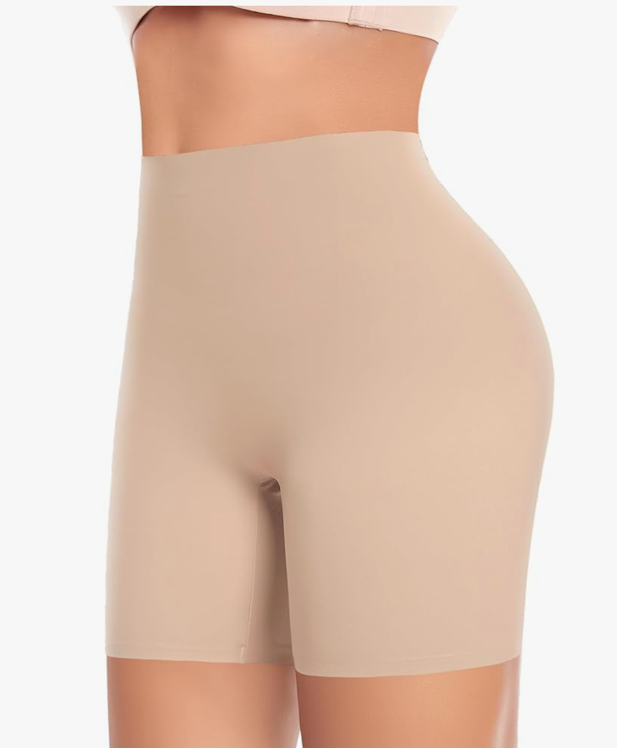 Womens Seamless Shaping Boyshorts Panties Tummy Control Underwear Slimming Shapewear Slip Shorts M
