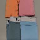 Molasus Womens Boxer Briefs High Waisted Modal Boy Shorts Underwear(Regular&Plus Size) (Medium, Orange/Pink/Green/Blue)