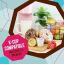 Donut Stop Flavored Coffee Pods, Compatible with 2.0 K-Cup Brewers, Donut Flavor Coffees, Assorted Variety Pack, 40 Count