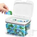 Laundry Pods Container Holder with Lid, Laundry Room Storage Container for Detergent Pods Laundry Powder Scent Booster Container with Scoop (2.8L)