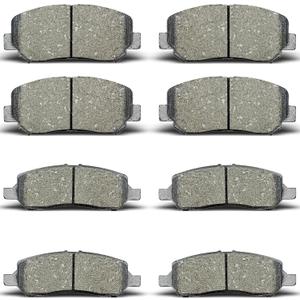 Front Rear Brake Pads Compatible with 2013-2016 Dodge Dart (1623 1647)