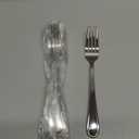 Salad Forks Set of 6, Flatware Fork 7-Inch, Stainless Steel Table Forks Mirror Polishing (Silver, 6pcs-Round Handle)