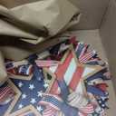 Patriotic Wreath for Front Door 3D Eagle & USA Flag Printed Wreath, 4th of July Wreaths for Front Door,Memorial Day Wreath