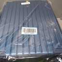 YYW Aluminium Frame PC-Polycarbonate Suitcase Carry On Suitcase, Lightweight Cabin Luggage, PC Hard Shell, Approved by Airlines, TSA Lock, Quiet Wheels (Black,20 inch Cabin)